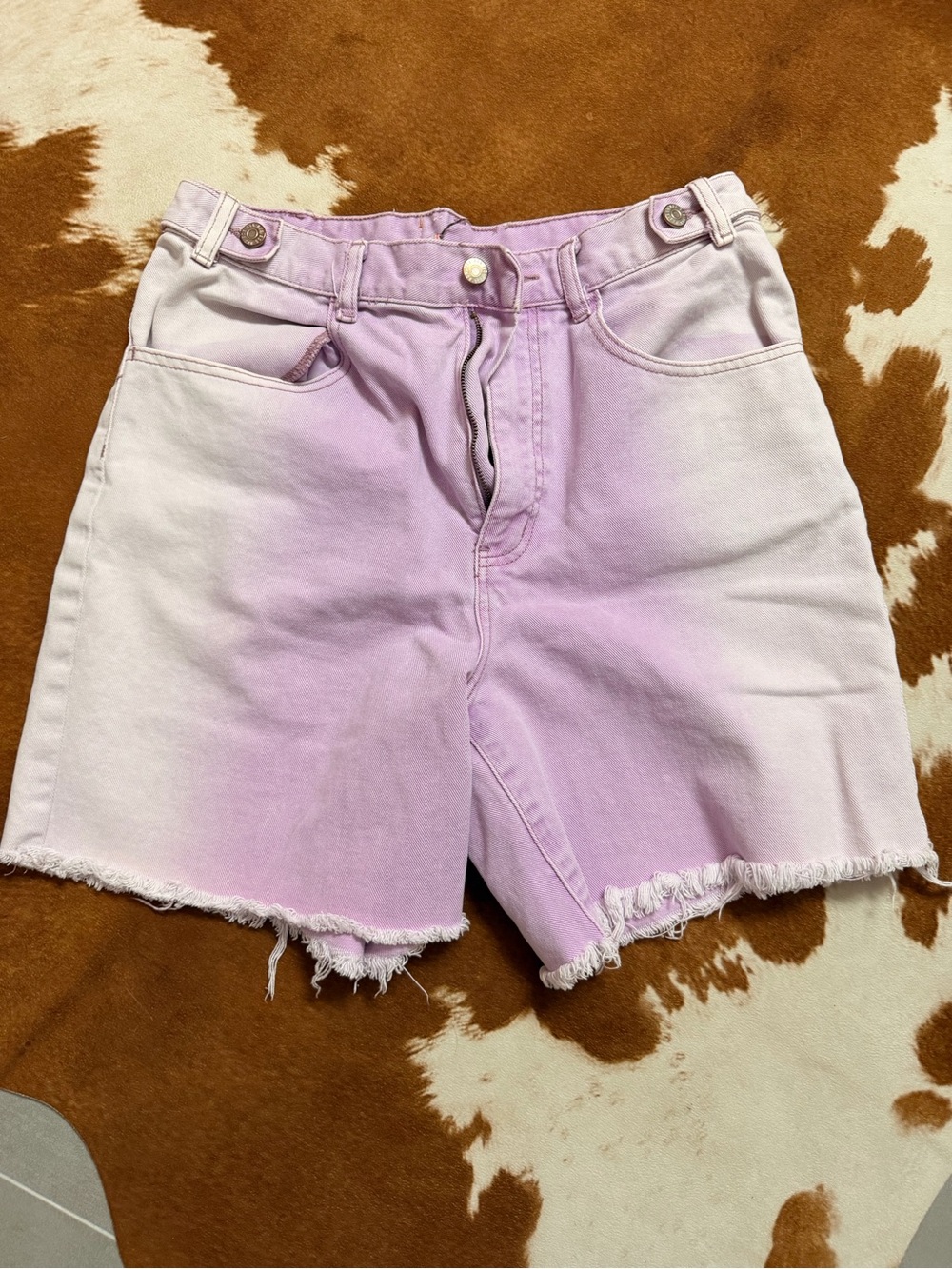 Women's BDG Lavender Ombre Denim Shorts
